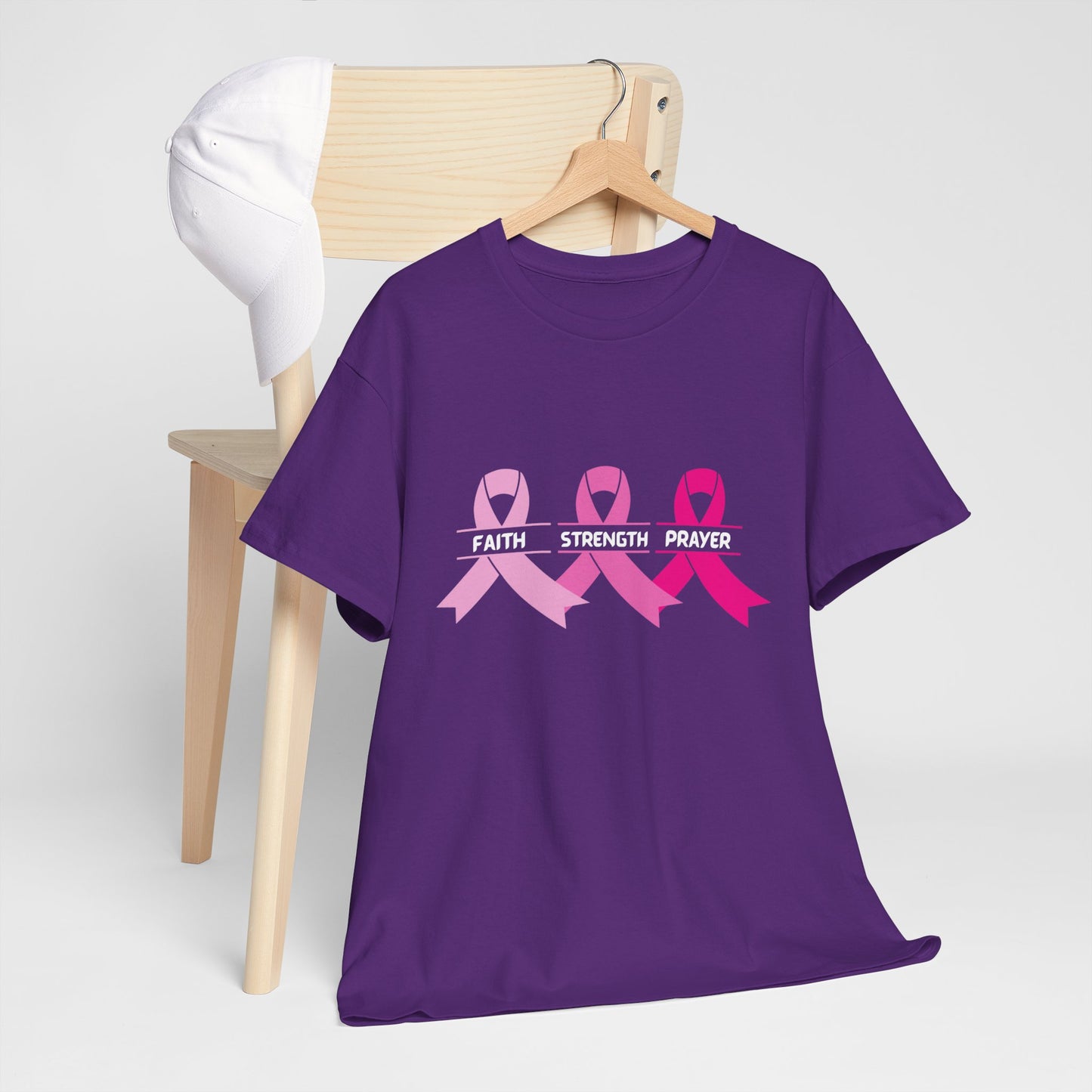 Breast Cancer Awareness Tee - Stay Strong and Keep Your Faith