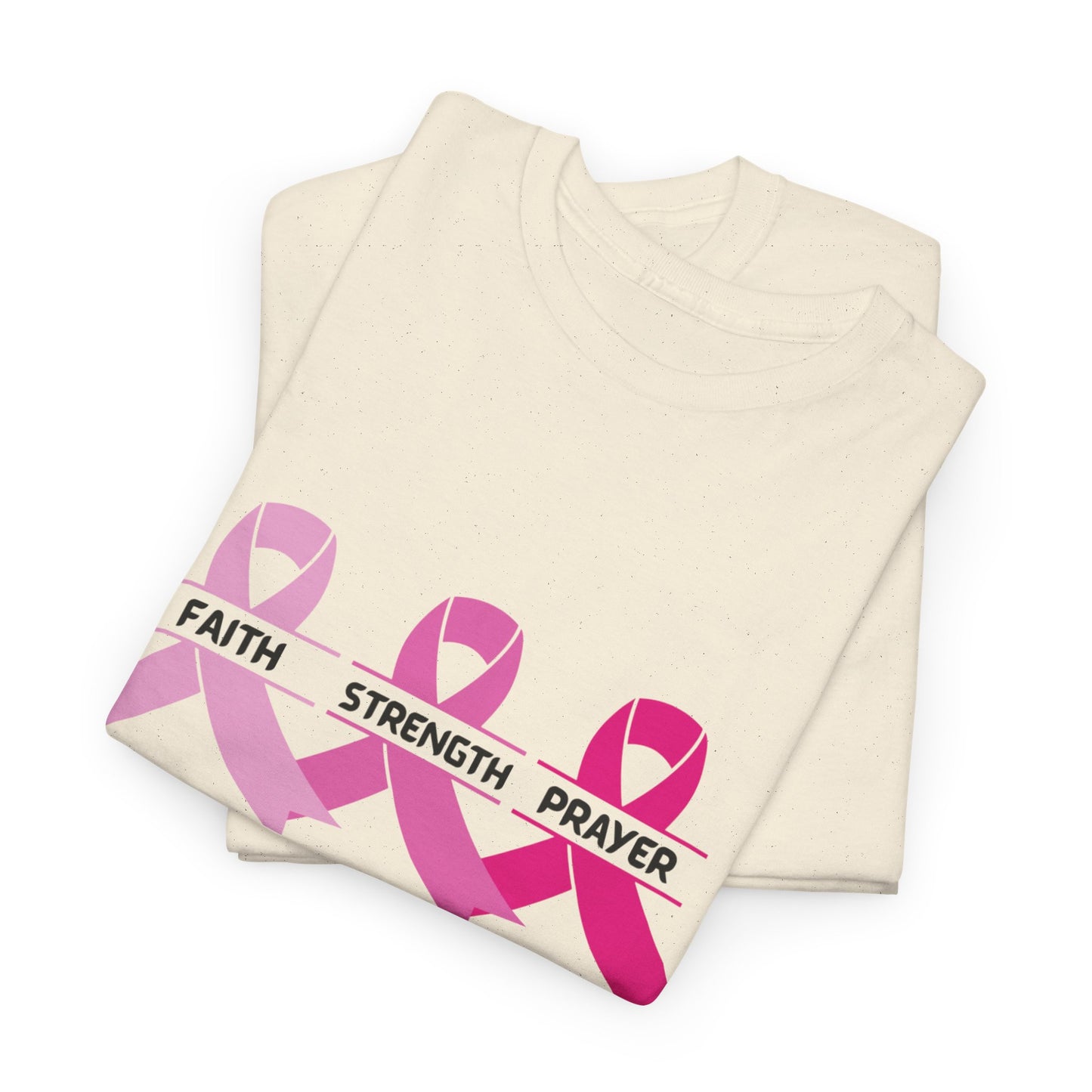 Breast Cancer Awareness Tee - Stay Strong and Keep Your Faith