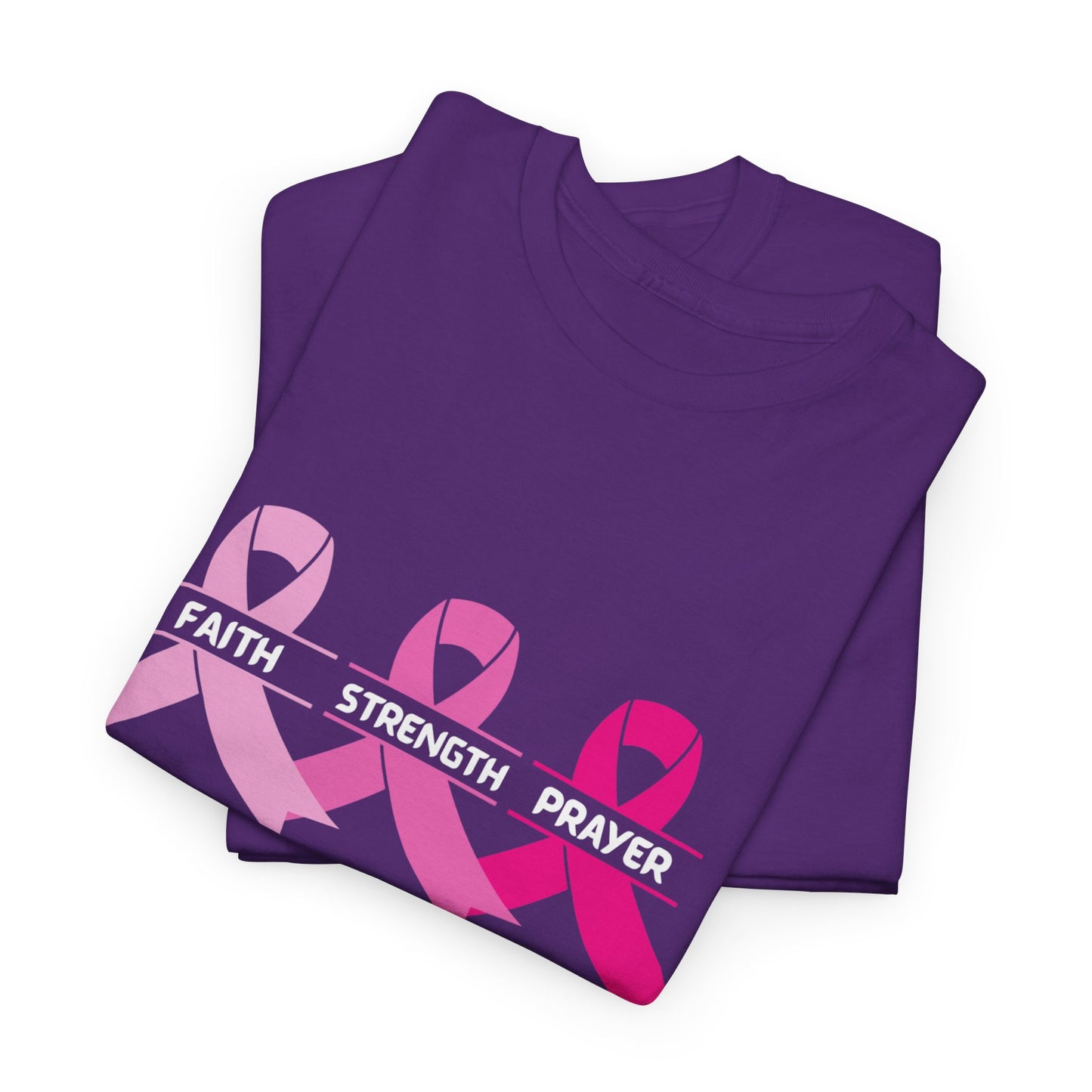 Breast Cancer Awareness Tee - Stay Strong and Keep Your Faith