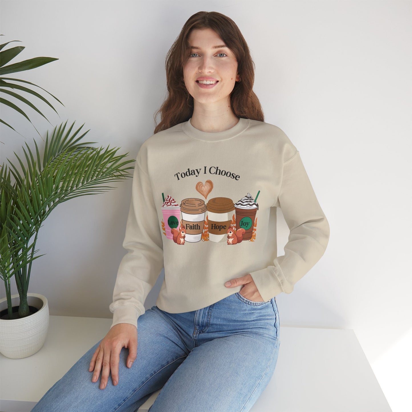Fall & Coffee Vibes Crewneck Sweatshirt