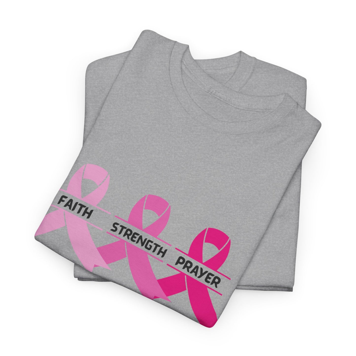 Breast Cancer Awareness Tee - Stay Strong and Keep Your Faith