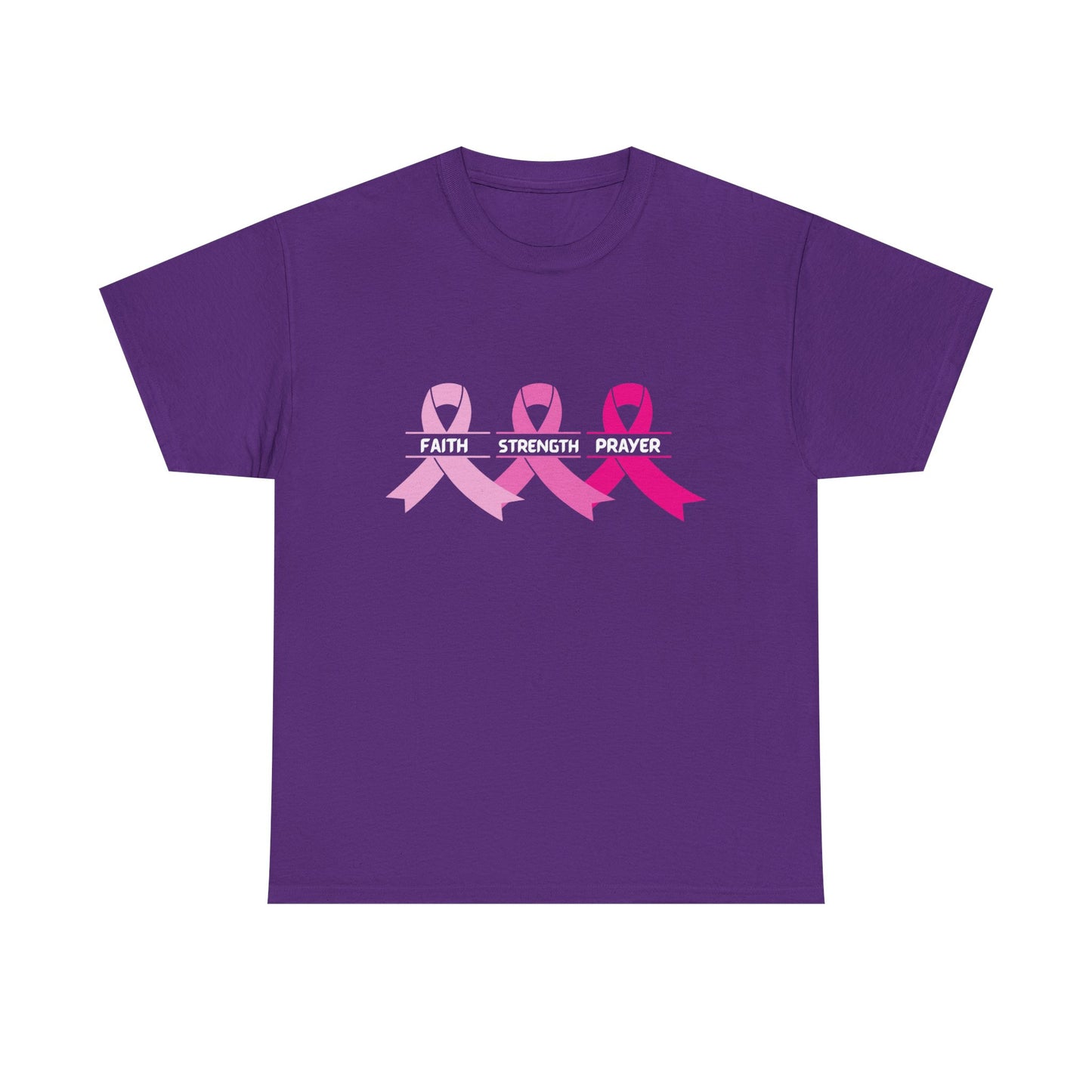 Breast Cancer Awareness Tee - Stay Strong and Keep Your Faith