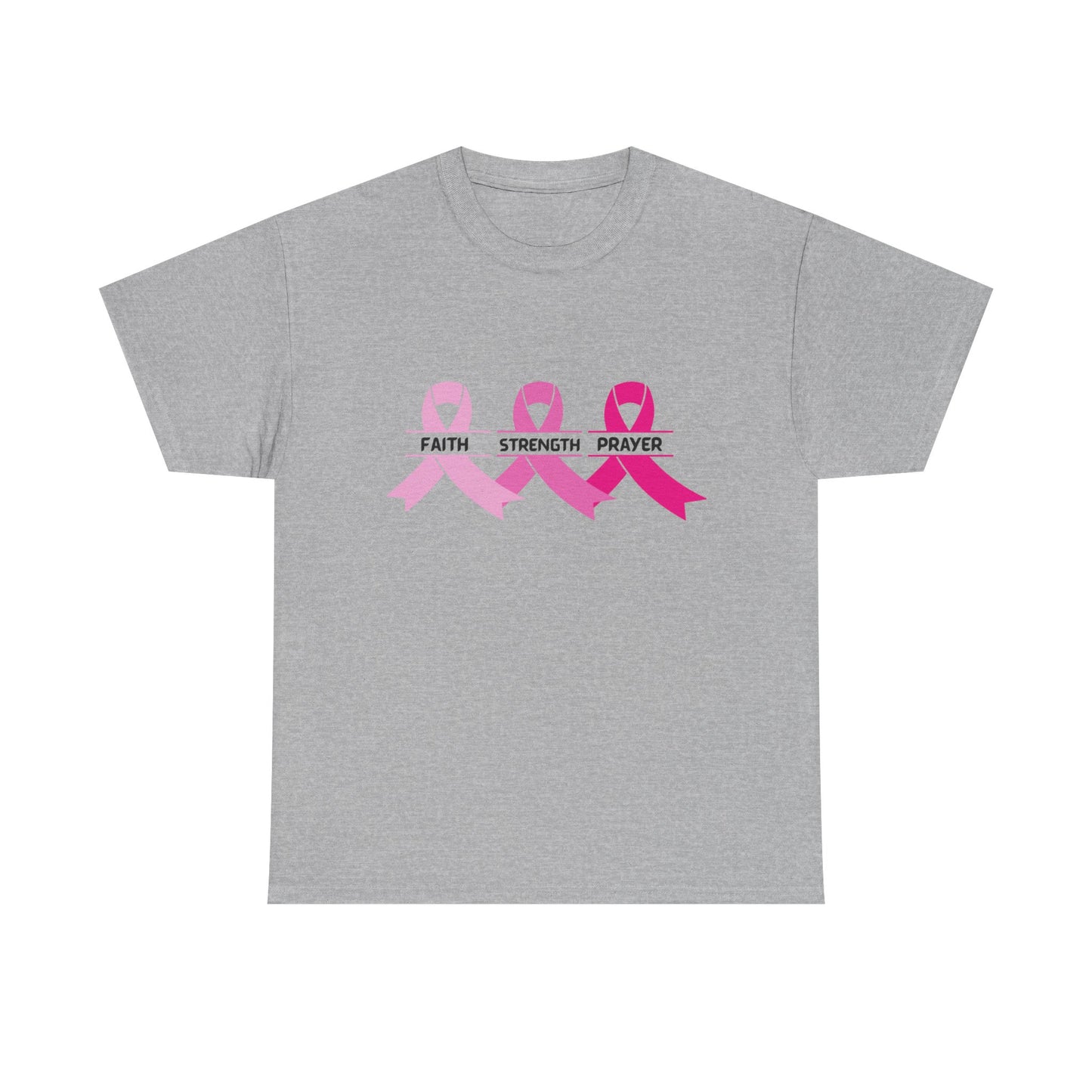 Breast Cancer Awareness Tee - Stay Strong and Keep Your Faith