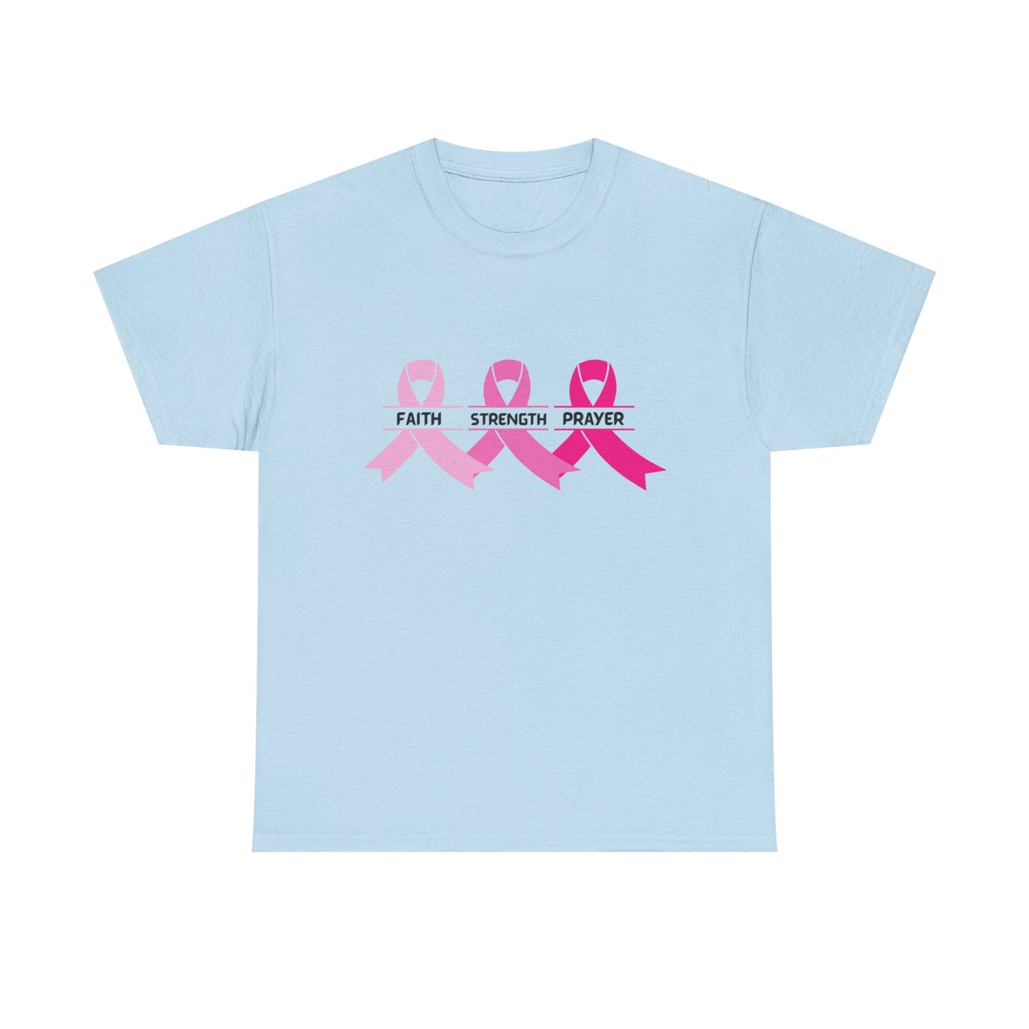 Breast Cancer Awareness Tee - Stay Strong and Keep Your Faith