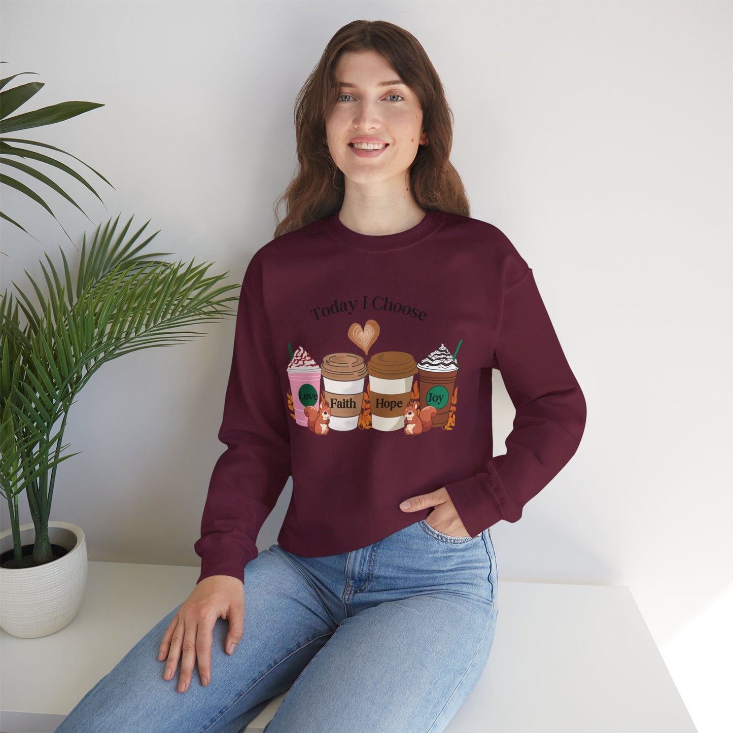 Fall & Coffee Vibes Crewneck Sweatshirt
