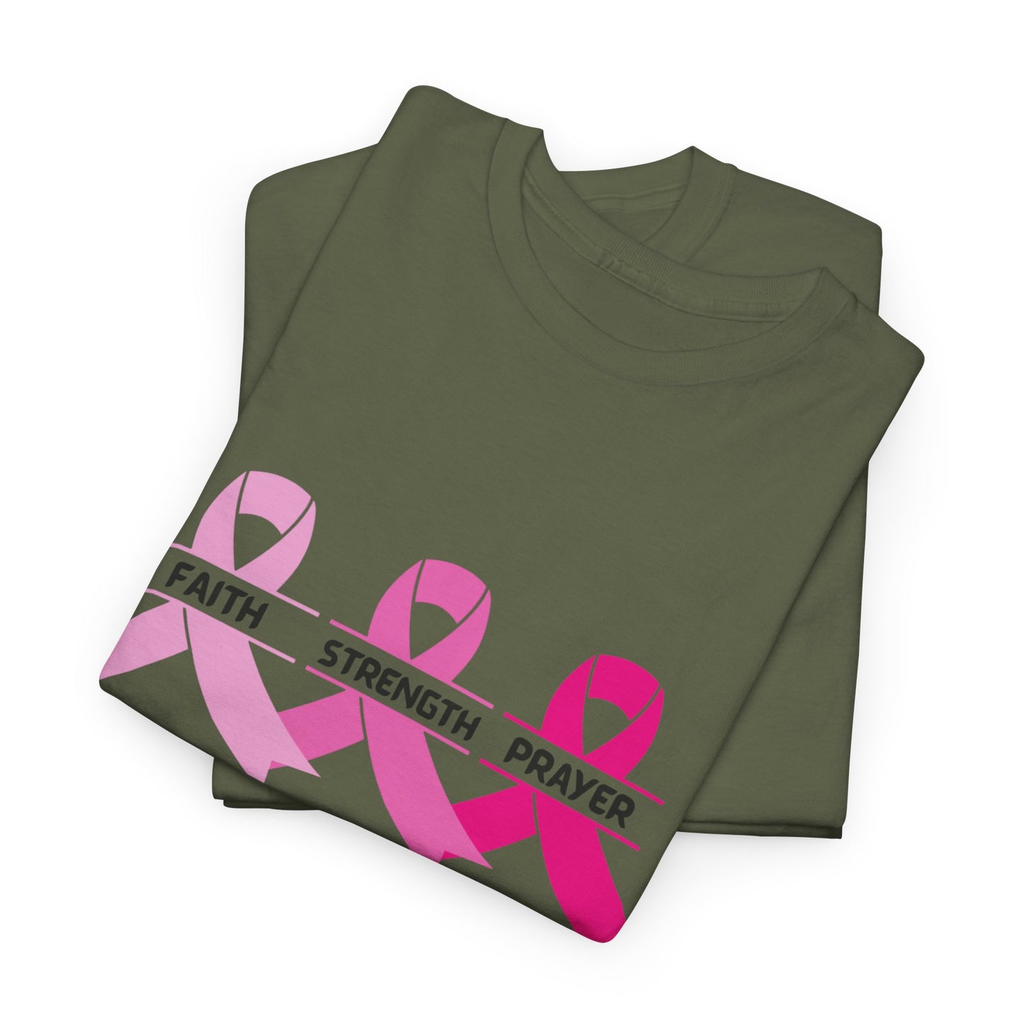 Breast Cancer Awareness Tee - Stay Strong and Keep Your Faith