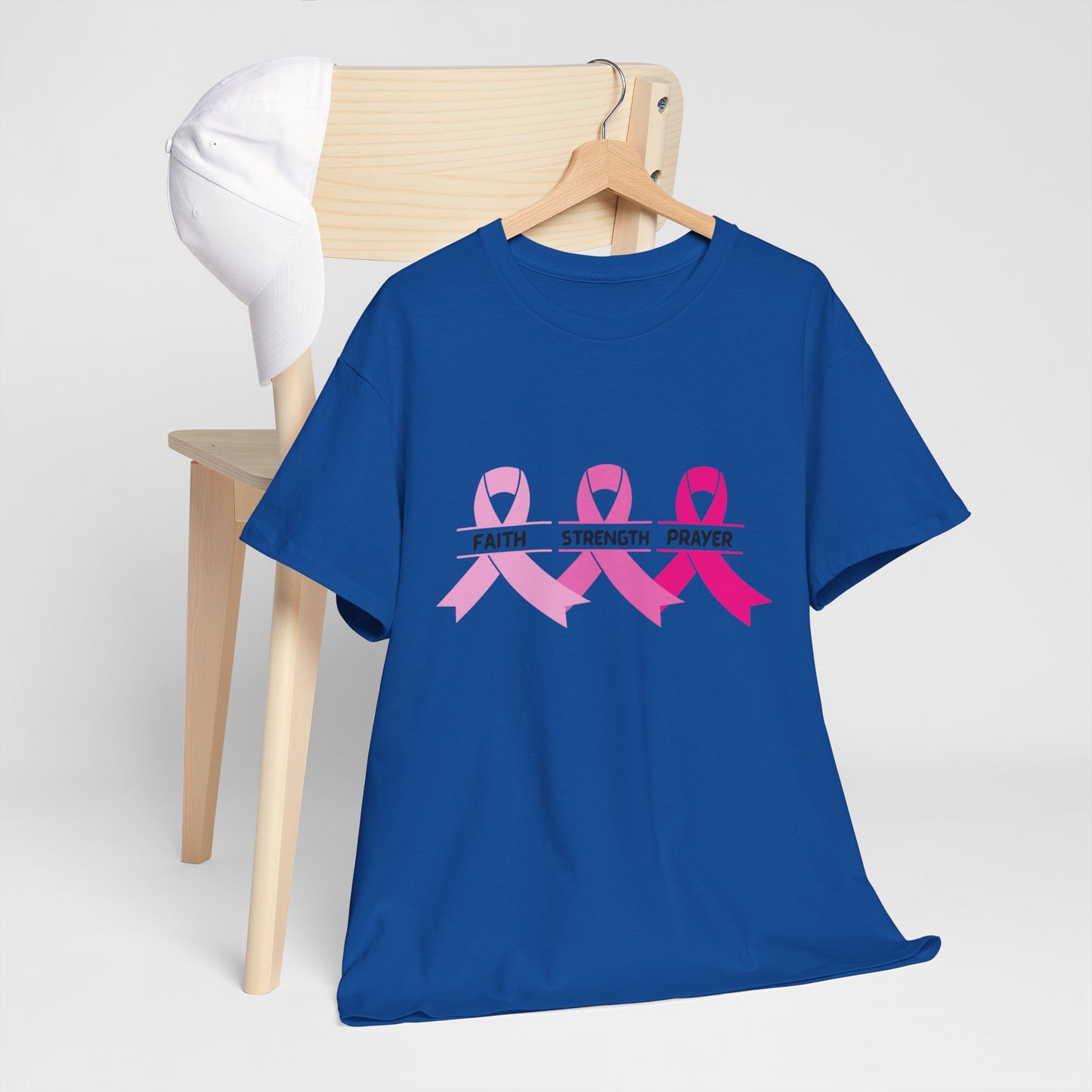 Breast Cancer Awareness Tee - Stay Strong and Keep Your Faith