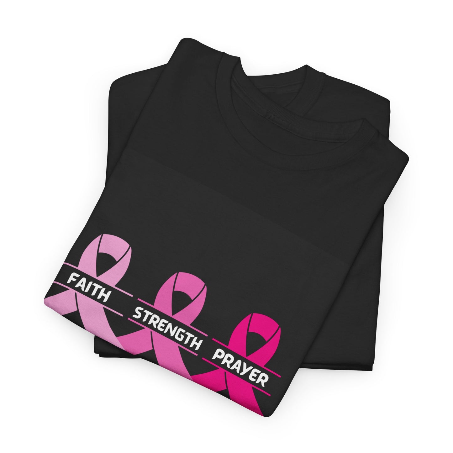 Breast Cancer Awareness Tee - Stay Strong and Keep Your Faith
