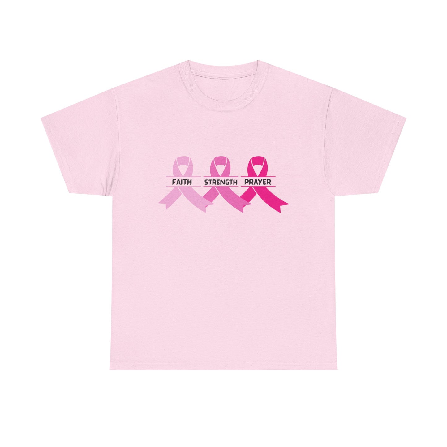 Breast Cancer Awareness Tee - Stay Strong and Keep Your Faith