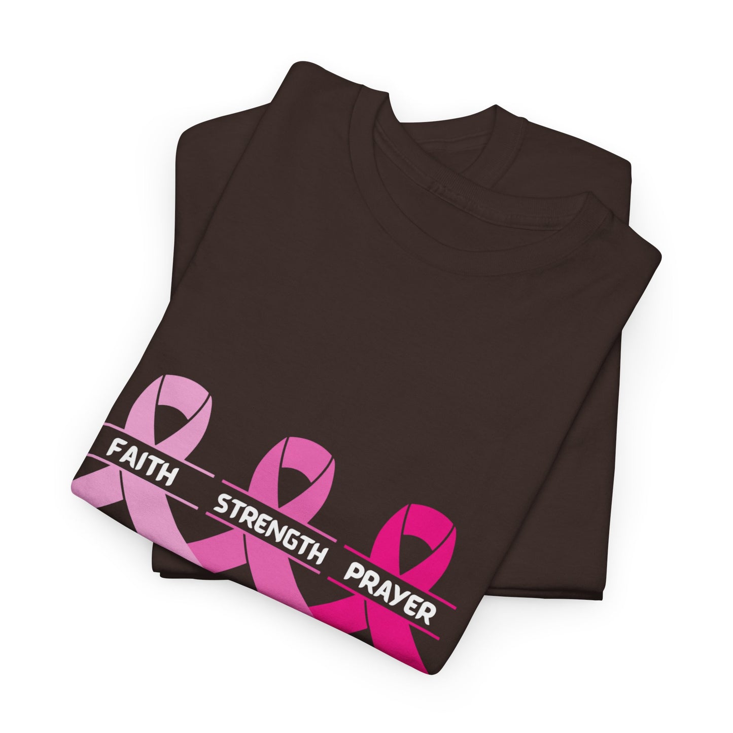 Breast Cancer Awareness Tee - Stay Strong and Keep Your Faith