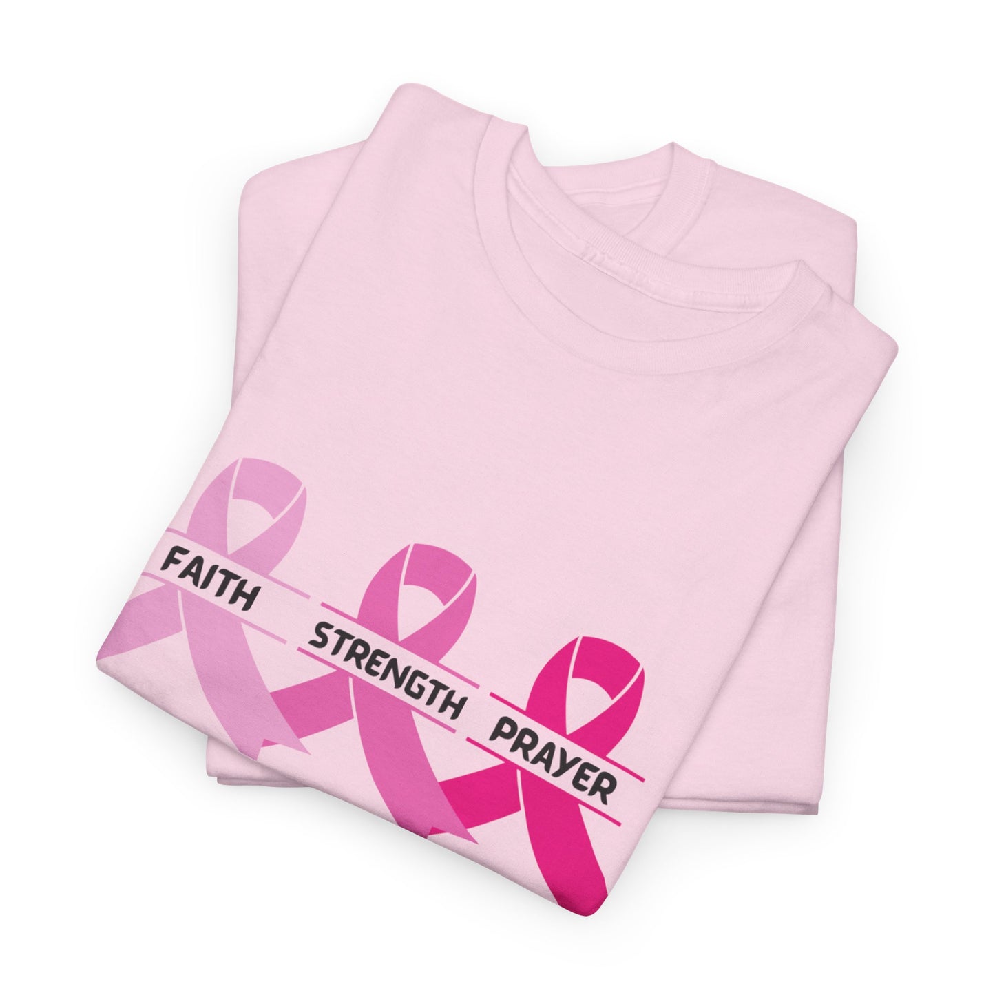 Breast Cancer Awareness Tee - Stay Strong and Keep Your Faith