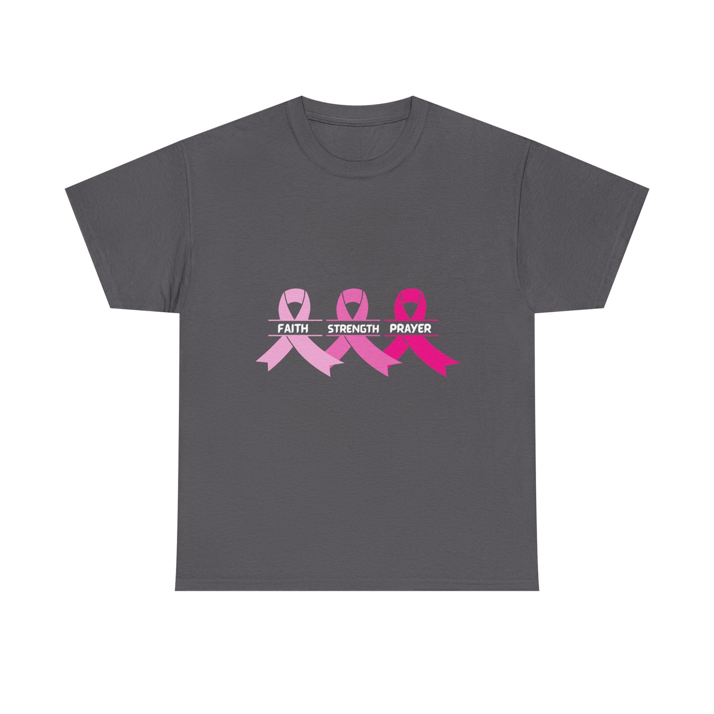 Breast Cancer Awareness Tee - Stay Strong and Keep Your Faith